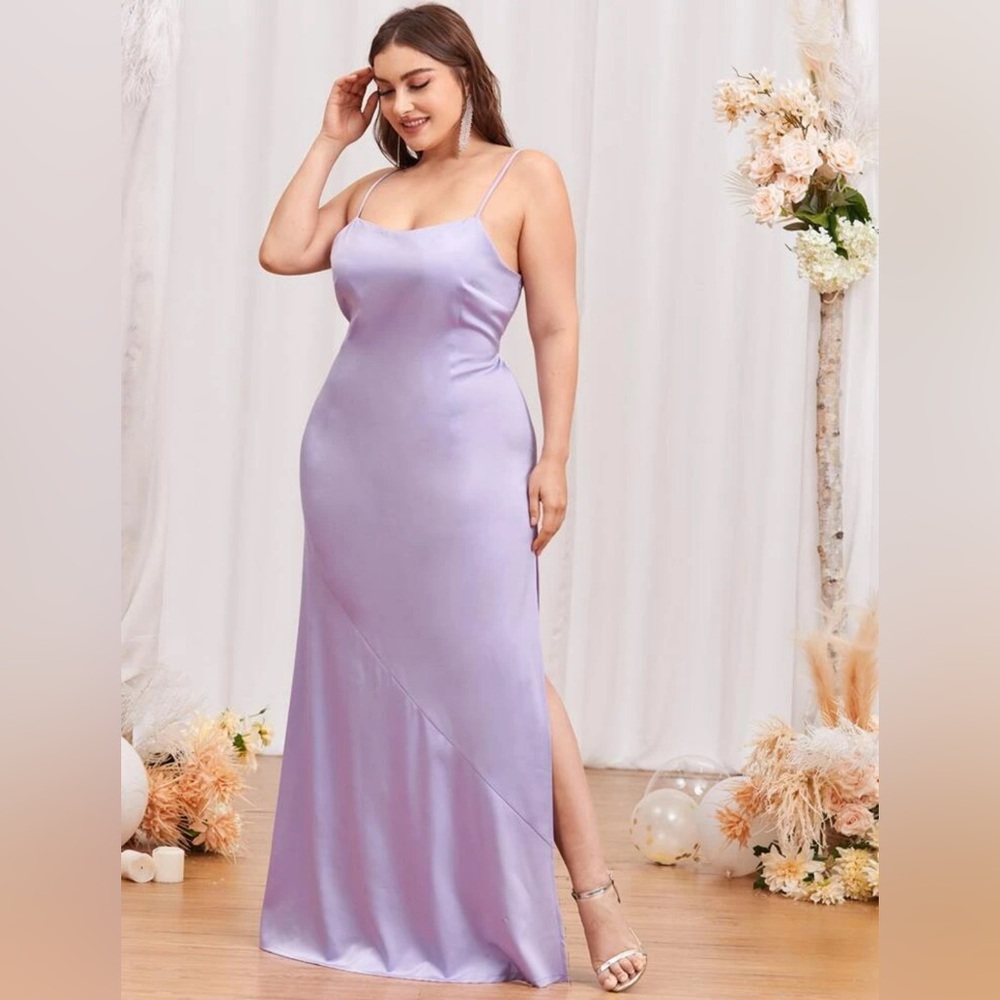 Lavender Silk Bodycon Dress